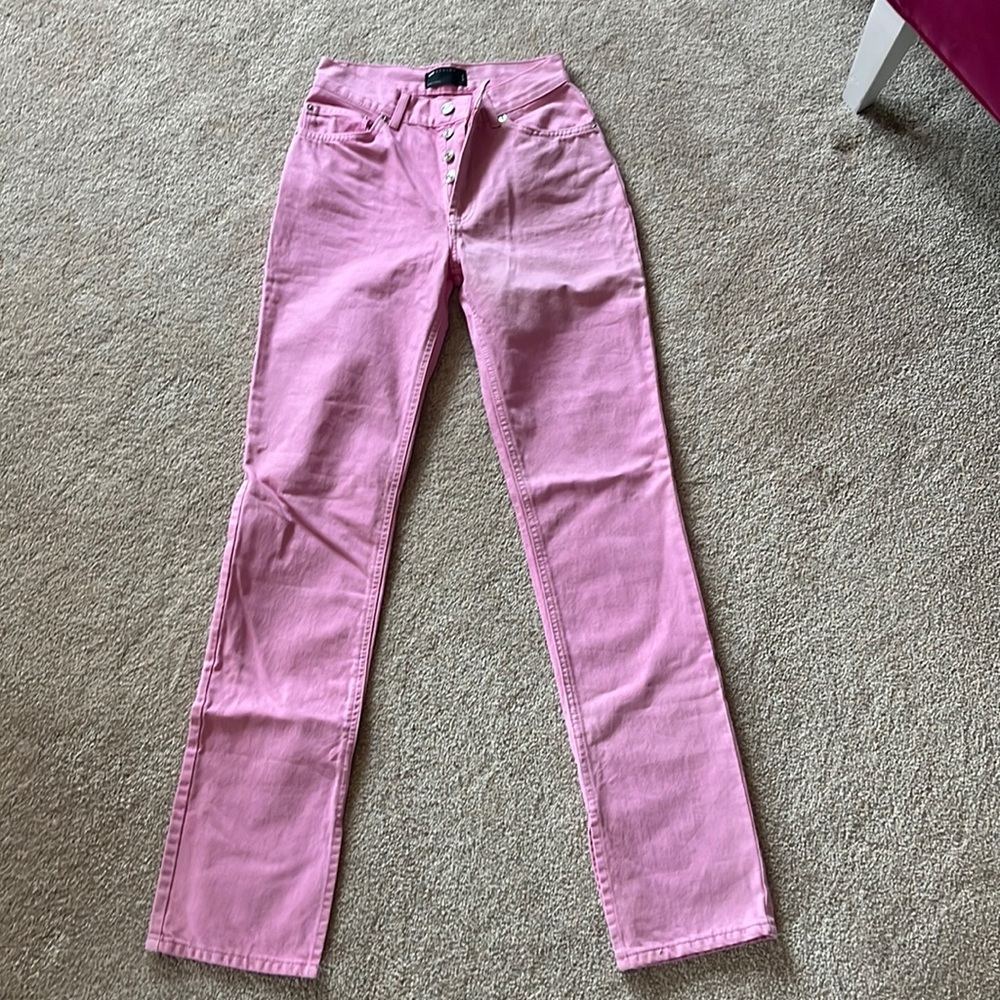 ASOS Design pink jeans